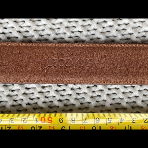 Fabo Corti nwt brown leather belt - Picture 4 of 4